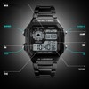 Men Digital Watch Stopwatch Countdown Alarm Luminous Watch