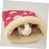 TEHAUX 3pcs Hedgehog Snuggle Sack Double Dog Bed Hamster Sack
