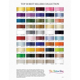 Superior Threads - The Bottom Line Polyester Sewing Thread for Quilting, Applique, and Bobbin Thread, 634 Baby Blue, 3,000 Yds.