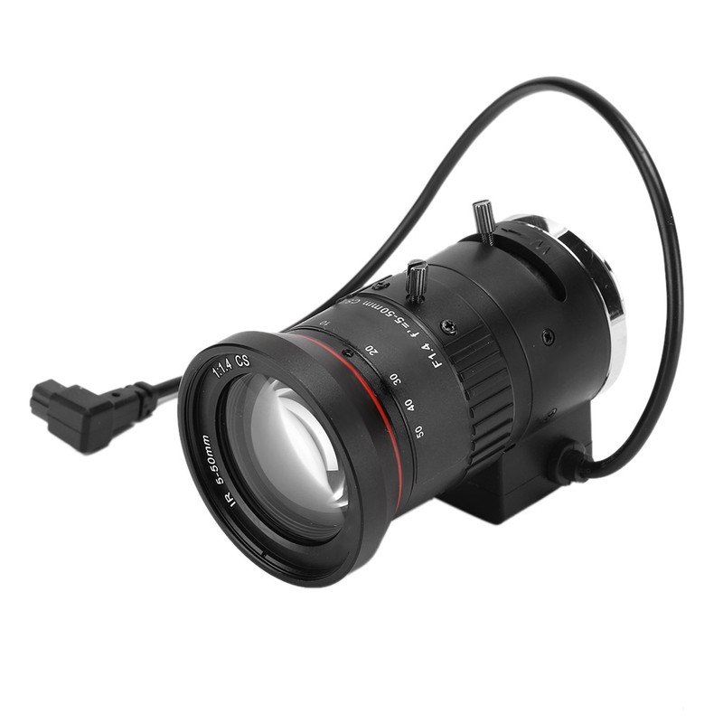 5-50mm 3MP HD Security Camera Auto Aperture Zoom Lens Surveillance