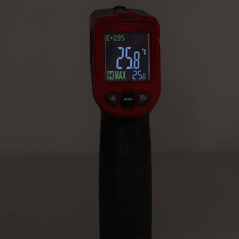 Infrared Thermometer, Digital Infrared Thermometer -50°C - 880°C, 4-Digit Display,