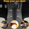 ZSZJOLCT Car Trash Can with Lid, Leakproof Mini Car Trash