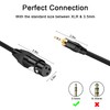 Seefeful XLR to 3.5mm, (1.5FT) Stereo Microphone Cable for Camcorders,
