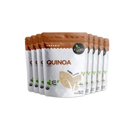 ELAN Organic White Quinoa , 120 Oz, Non-GMO, Vegan, Gluten-Free