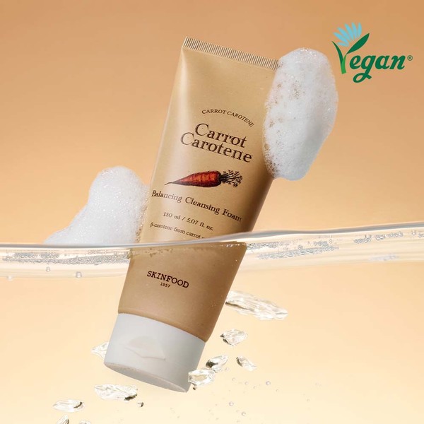 SKINFOOD Carrot Carotene Balancing Cleansing Foam - SKINFOOD Carrot Carotene
