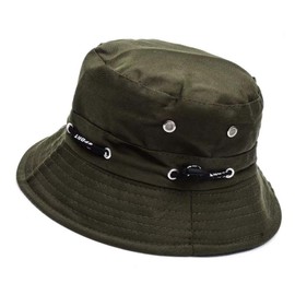 ZARRS Fischerhut,Eimer Hütet Sun Cap Breiter Krempe Sonnenhut für Männer Frauen Teenager Outdoor Camping Wandern Angeln Jagd Golf 56-58cm Grün