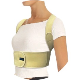 Corrector De Postura Espalda Para Hombre Y Mujer Ajustable Color Beige Talla Xg - Producto Original de Alta Calidad, 