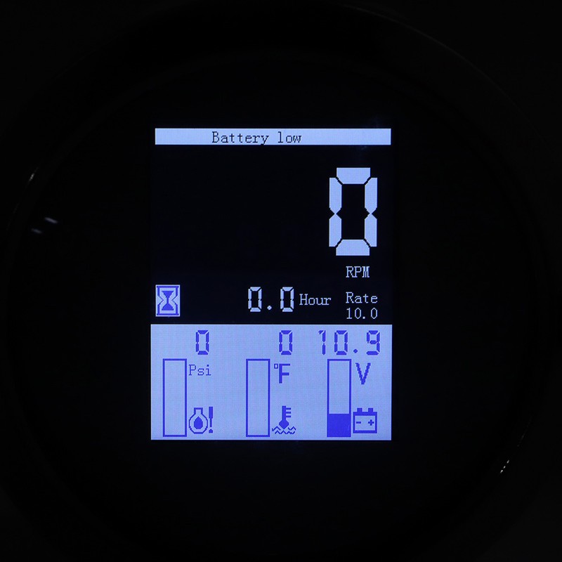 85mm Integrated Gauge Multifunction IP67 316 Stainless Steel Boats Yachts