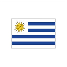 Womaha 30 Temporary Uruguay Flag Tattoos Fans Face Tattoo Stickers for Adults Kids Group Activity Props