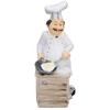 Chef Cooking Figurine Small Stereoscopic Art Ornament Resin Decoration Statue