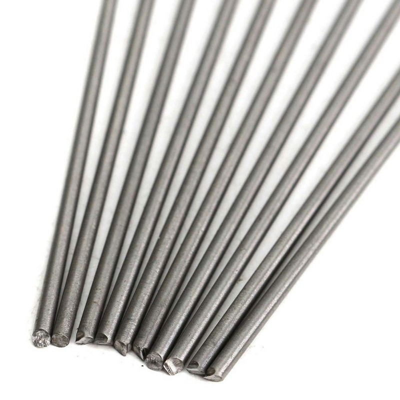 LTKJ 10Pcs Grade 5 Titanium Round Bar Ti Metal Rod