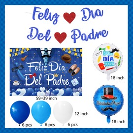 Feliz Dia Del Padre Banner Feliz Dia Del Padre Backdrop Happy Fathers Day Banner for Feliz Dia Del Padre Decoracion