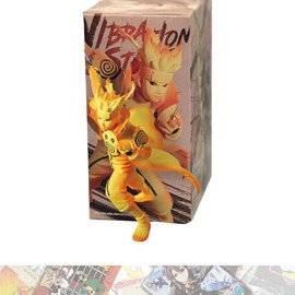 Namikaze Minat o III: 14cm Vibration Stars Statue Figurine Bundled with 1 A.C.G. Compatible Theme Trading Card (28555)
