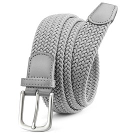 CHAOREN Stretch Belts for Men - Braided Elastic Golf Belt for Men 1 3/8"- Gift for Casual Jeans Shorts
