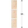 Wood Growth Chart for Wall 5 feet, Pack of 1