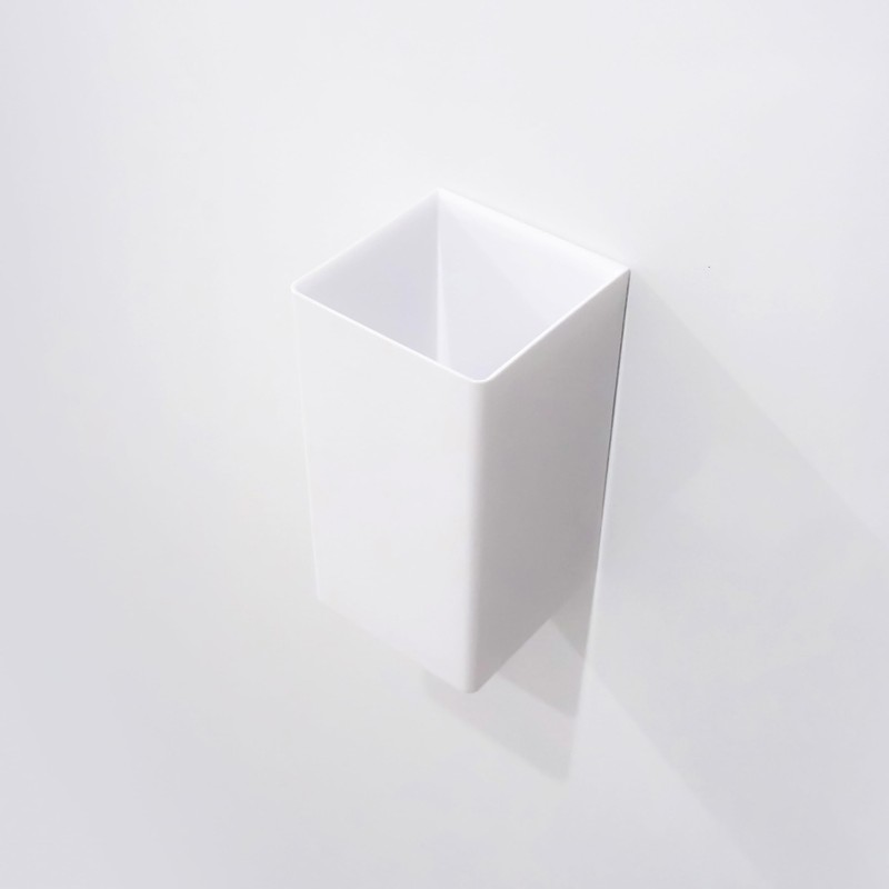Towa Sangyo Magnet, Bathroom Bath Pocket, Mini, White, Approx. 2.4