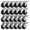 FactorDuty 24 Pack 2" Swivel Caster with Brake Wheels Hard