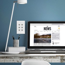 6 Port Ethernet Wall Plate - VICTEK - Ethernet Cat6 RJ45 Wall Plate Female to Female - White