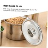 ULTECHNOVO Stainless Steel Lid for Seasoning Pot Replacement Covers Cooking