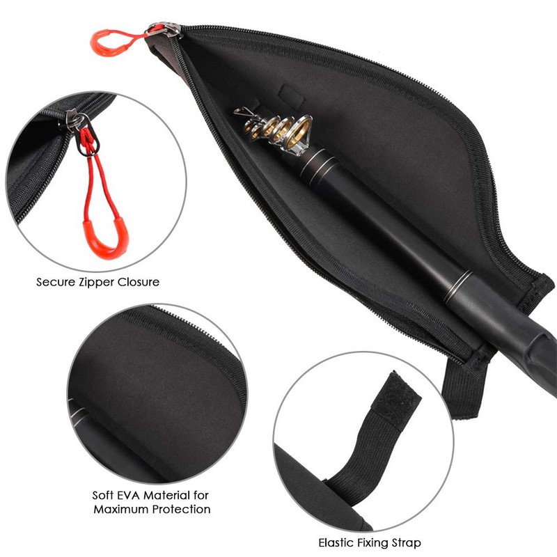 Lixada Eva Fishing Rod Protective Case Sleeve for Fishing Rod