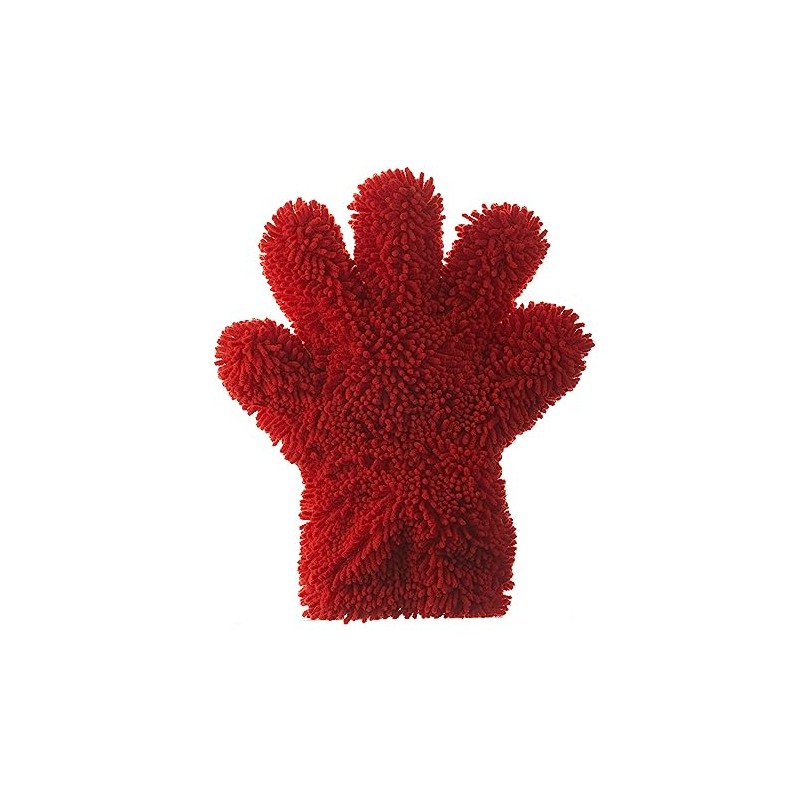 CarPlan Demon 2 in 1, Red, Microfibre Noodle Wash Mitt