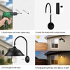 Ufelizor Solar Barn Light, Solar Wall Sconce Light Outdoor with