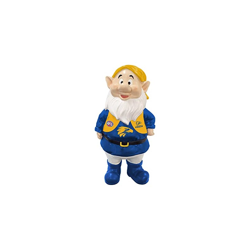 West Coast Eagles Polyresin AFL Footy Mini Garden Gnome Statue,