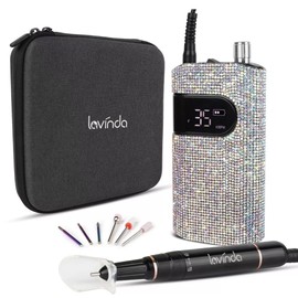 Lavinda Professional Rechargeable Nail Drill Machine, Lavinda 35000rpm cordless