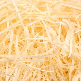 JYJLLM Shredded Tissue Paper for Gift Boxes Stuffing 200g Hampers Filling and Packaging Filler, shredded paper，Soft Shreds Raffia Paper Suitable Party Easter Christmas Father's Day (champagne)