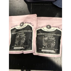 Vital Source Nutrition 2 Vital Source Feminine Balance Gummies Hawaiian Pineapple 60 US SHIPPING Exp 27