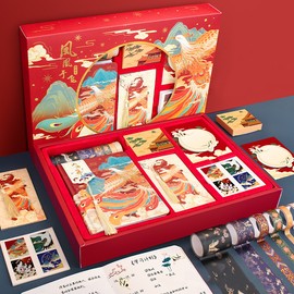 Scrapbooking Kit 3D Stereo Cute Animal Theme Paper Aesthetic Scrapbook Kit for Graduation Season Phoenix