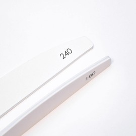 JAPURE TOP File 2-in-1 Double Sided Nail File - 180/240 Grit - Professional Salon Quality Manicure & Pedicure Buffer for Thick Nails, Acrylics & Gel Nails
