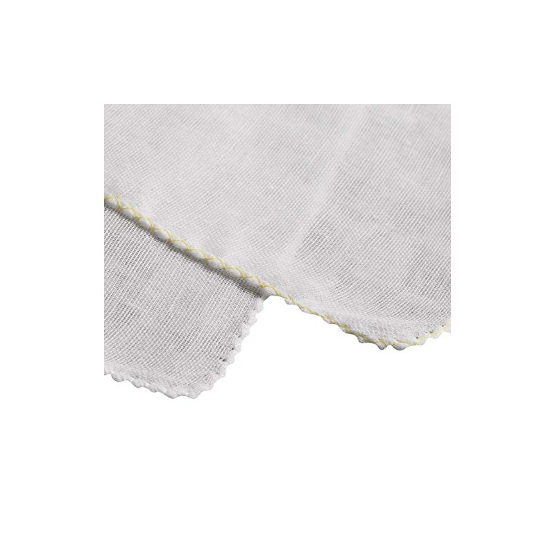 Isamu Shokai 100% Cotton Gauze Handkerchief, Plain, 12.2 x 12.2