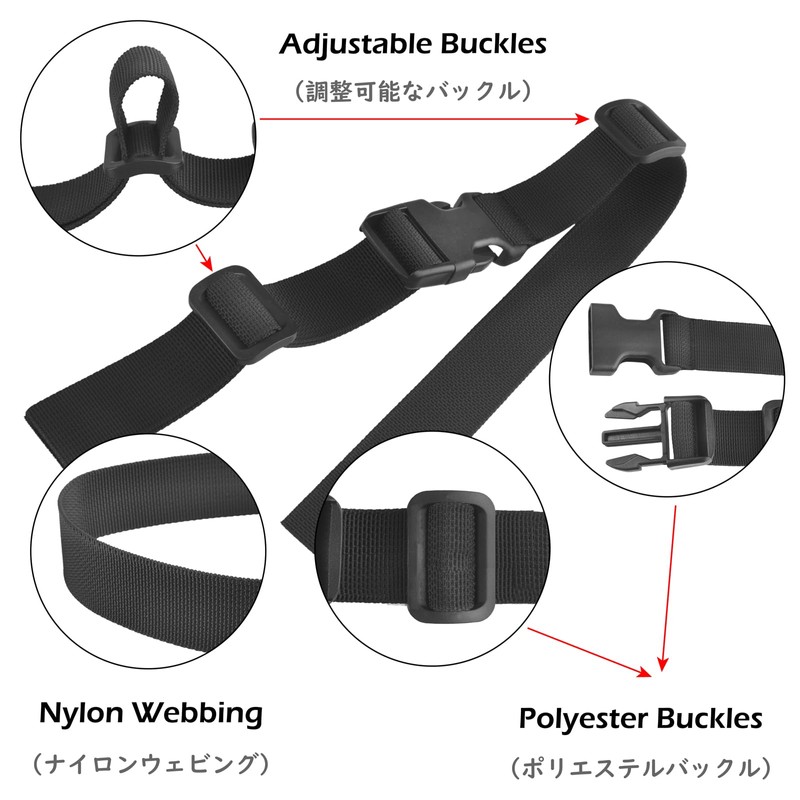 TRIWONDER Backpack Chest Strap Adjustable Backpack Sternum Strap Rucksack Chest