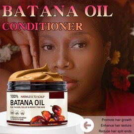 Batana-Öl-Conditioner, Haarspülung Mit Batana-Öl, Conditioner für Geschädigtes und Kraftloses Haar, Repariert Haarschäden, Belebt und Hydratisiert Trockenes Haar, Glättet das Haar