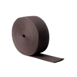 Realm Heavy Duty Polypropylene Webbing Strap Tape for Backpacks, Rucksack, Luggage/Cargo Strapping, Luggage, 1 Metre, 3 Metre (Brown, 38mm - 1 Metre)