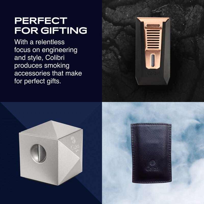 Colibri Rally Single Jet Flame Butane Lighter, Windproof & Refillable,