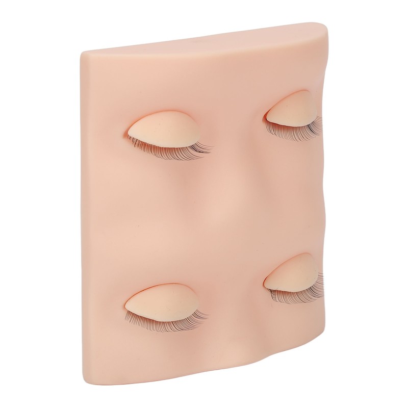 Lash Mannequin Head with with 3 Pairs Replacement Eyelids Realistic