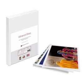 Vibrance Gloss Photo Printer Paper 10 mil 255 gsm Glossy Finish Premium Photo Paper Sheets 13 inches x 19 inches 50 sheets Works with All Inkjet Printers Including Professional Makes and Models