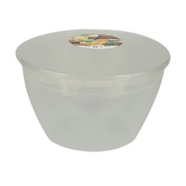 Just Pudding Basins Pudding Basin & Lid 3 Pint 1.71lt Clear Plasic