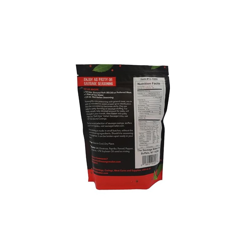 The Sausage Maker - Hot Italian Sausage Seasoning, 1 lb.