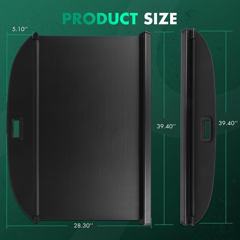 SCITOO Cargo Cover 2018-2024 Fit for Nissan Kicks Accessories Upgraded