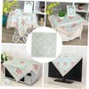CIYODO 1pc Elegant Wedding Tablecloth Decorative Floral Design for Home