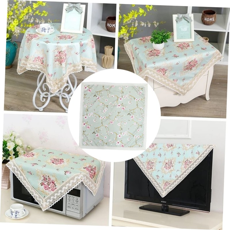 CIYODO 1pc Elegant Wedding Tablecloth Decorative Floral Design for Home