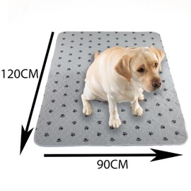 AUSSIE FURBABY XXL Washable Reusable Puppy Pads - Absorbant Toilet Mat, Eco Puppy Training Pads, Dog Pee Pad for Potty Training Pet, Waterproof Dog Blanket. Incontinence Wee Mats, Playpen Mat