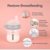 Haakaa Natural Glass Baby Bottles for Breastfeeding, BPA Free 5