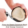2 PCS Coconut Opener Tool Set Coconut Meat Remover Stainless