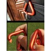 Carabiner Clip, Heavy Duty Auto Locking Clip, Triangle Carabiner, Anti-Rust