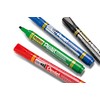 Pentel N860/4 Pack of 4 Permanent Markers Chisel Tip Black/Red/Blue/Green