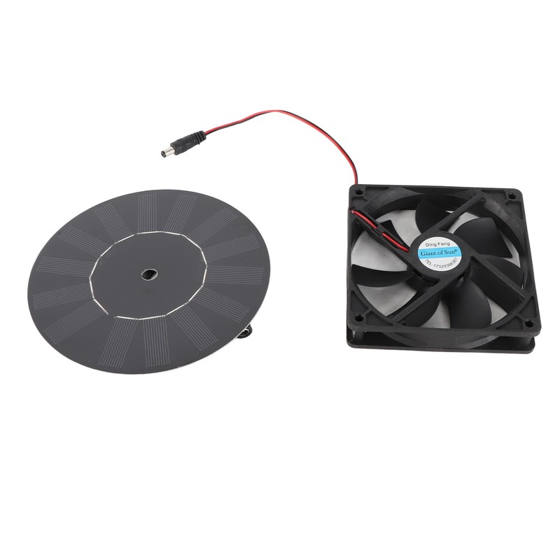 10W Solar Powered Exhaust Fan Monocrystalline Silicon Solar Panel Fan